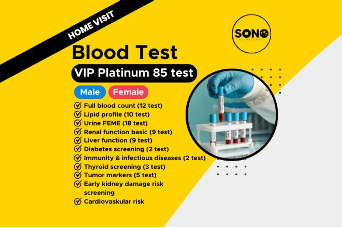 Blood Test VIP Platinum 85 Test 